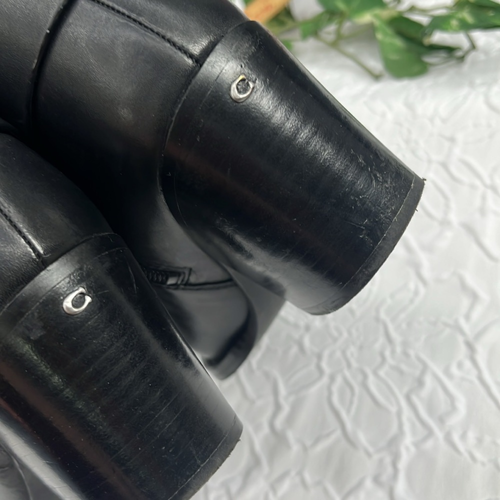 Coach Black Studded Ankle Booties - Picture 10 of 10